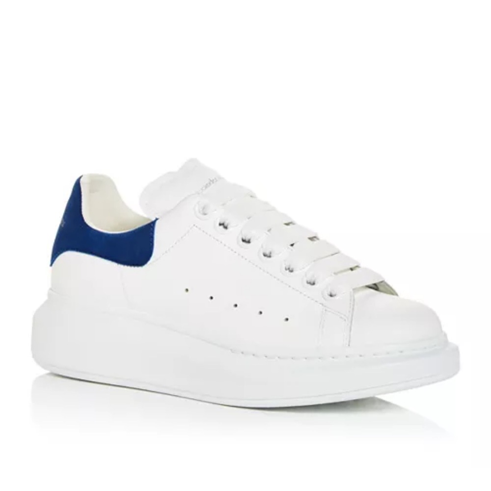 McQueen Women's Oversized Suede Heel Detail Sneakers